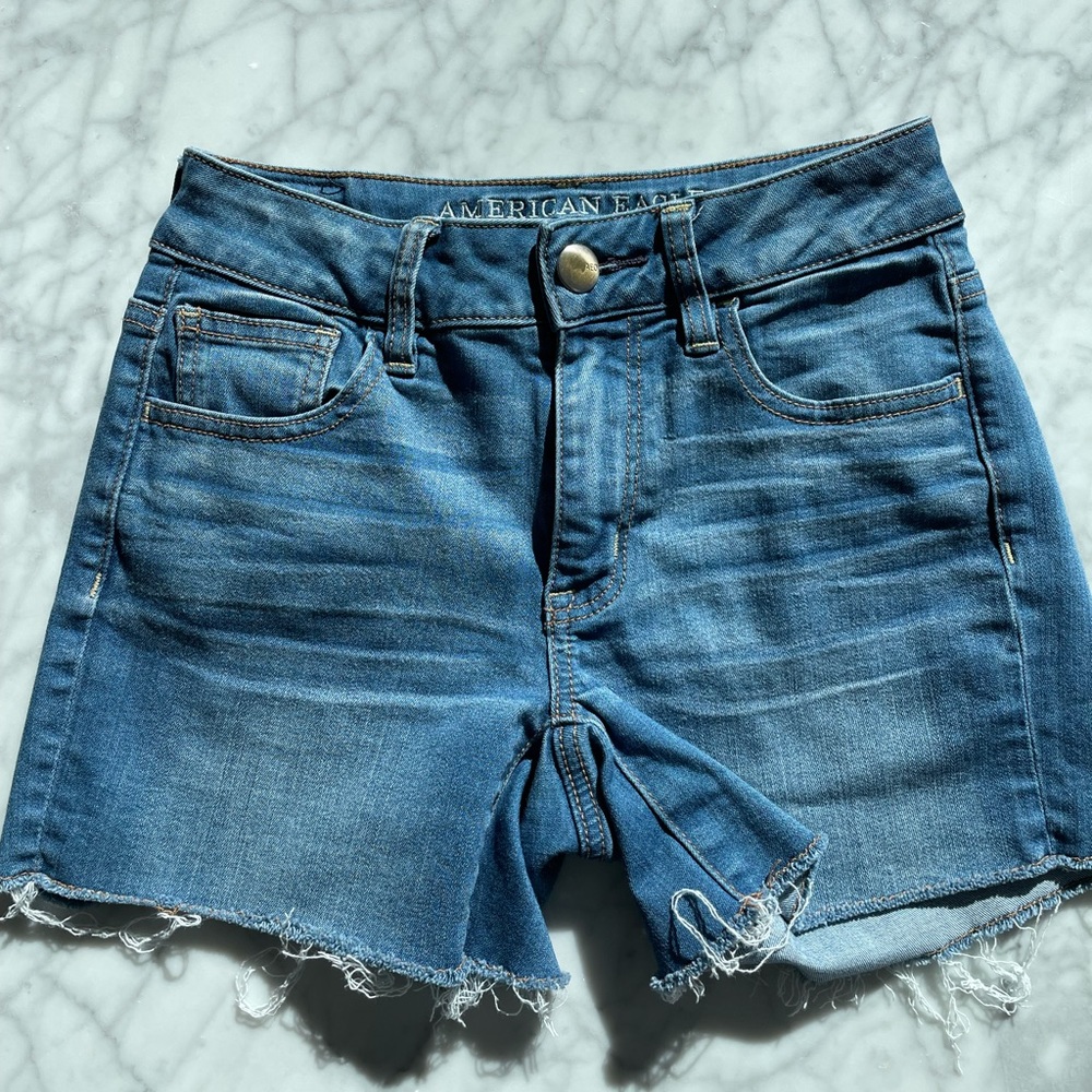 American Eagle ❤️ hi rise shorts